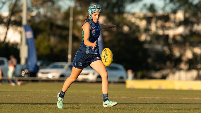 Action from the AFLQ Schools Cup State Finals. Picture: AFLQ.