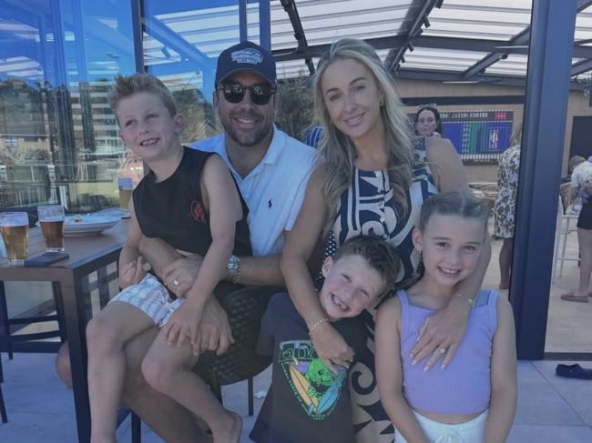 She is mother to three young kids, whom she shares with husband Rhian. Picture: Instagram