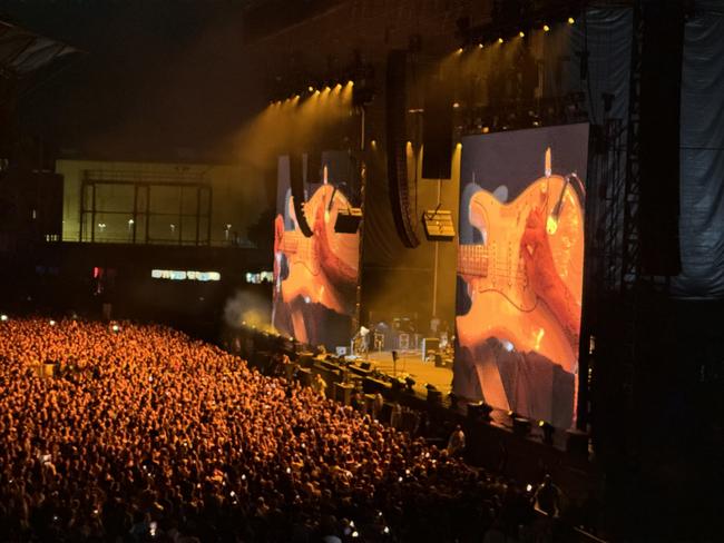 Pearl Jam played a sold-out gig at People First Stadium at Carrara on the Gold Coast, supported by the Pixies. Picture: Andrew Potts