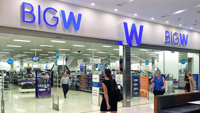 About 30 Big W stores are expected to close over the next three years. Picture: AAP