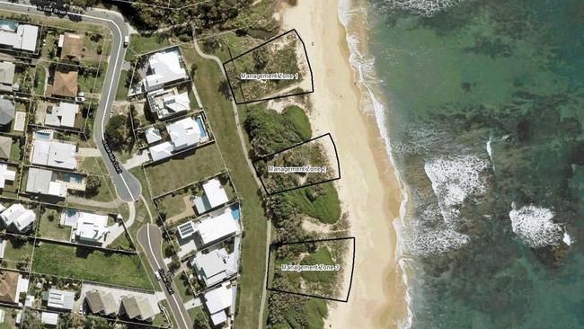 PLANS: Residents are pushing for some changes to sand dune vegetation at Shelly Beach. Picture: Sunshine Coast Council