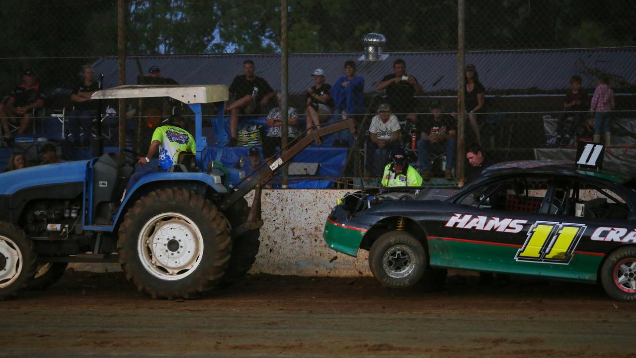 Final night of the 2022 Kingaroy Speedway King's Royal race weekend. Picture: Dominic Elsome