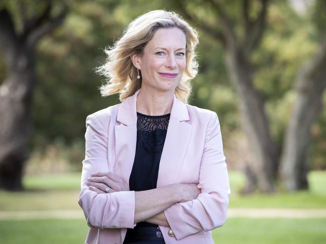 Rebecca White stepped down as leader of the Labor Party after her party only secured 10 seats. Dean Winter is poised to replace her. Picture: Chris Kidd