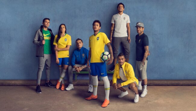 Nike have launched an extensive Brazil clothing line ahead of the World Cup
