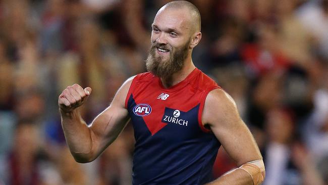 Jack Watts is a huge Max Gawn fan. Picture: Michael Klein.