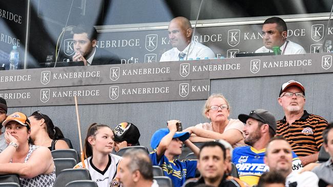 Eels coach Brad Arthur could only watch. (AAP Image/Brendan Esposito)