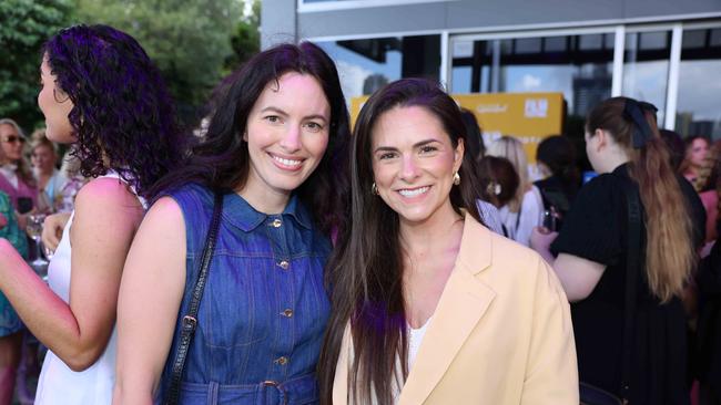 Simona Varga and Tabitha Douglas at the Gold Coast Film Festival Women in Film Lunch for Gold Coast at Large. Picture, Portia Large.