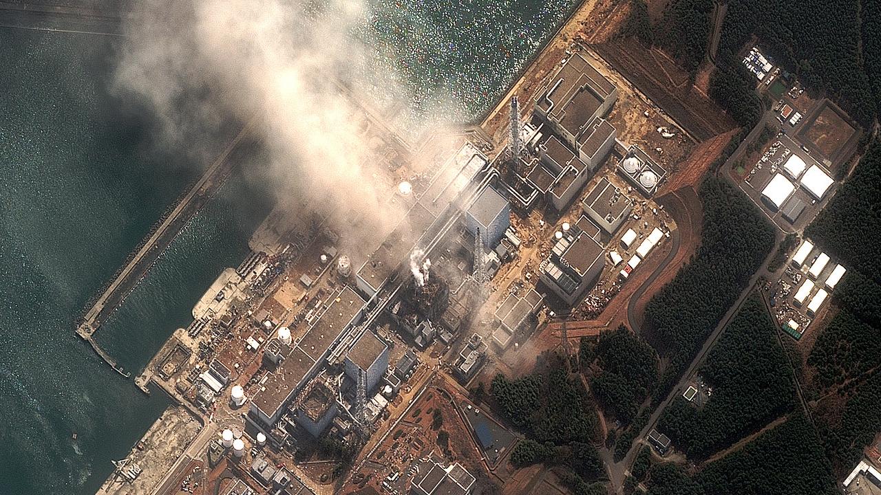 The Fukushima Daiichi nuclear plant was damaged after a magnitude 9.0 earthquake triggered a tsunami that hit the plant. Picture: AFP Photo/HO/DigitalGlobe/www.digitalglobe.com