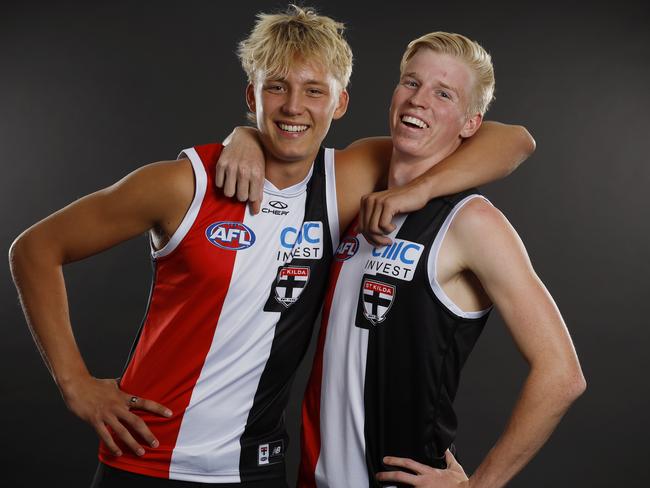 St Kilda snapped up Alix Tauru and Tobie Travaglia. Picture: Michael Klein