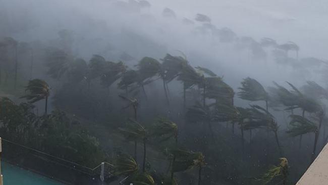 Amazing pictures of Catseye Beach, Hamilton Island in the thick of it. Picture: Revell Norquay/Twitter