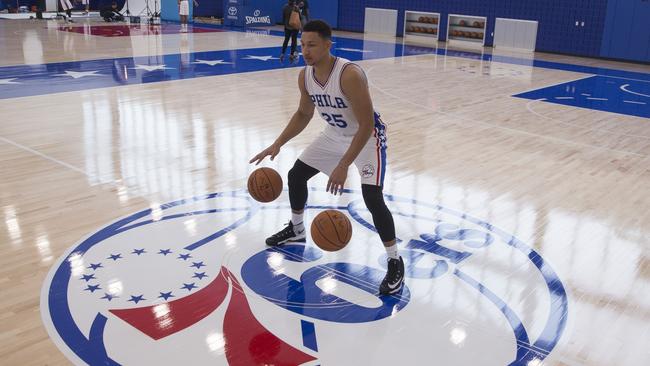Simmons will be limited to the practice court for several months.