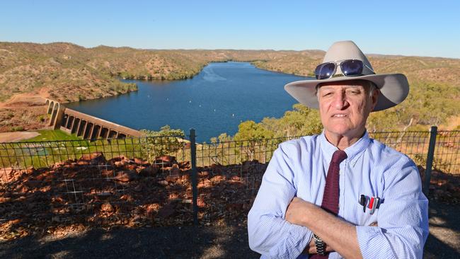 Bob Katter surveys the site where he hopes to establish a boot camp for Queensland’s troubled youth.