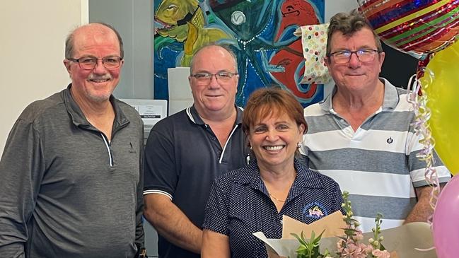 A Mackay woman has marked two decades helping to do “whatever’s got to be done” to run a popular seafood supply business, with the founders saying how much of a “lynchpin” she was to its success.