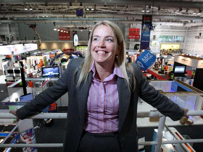 Jackie Taranto at CeBit, Darling Harbour, Sydney in 2012.