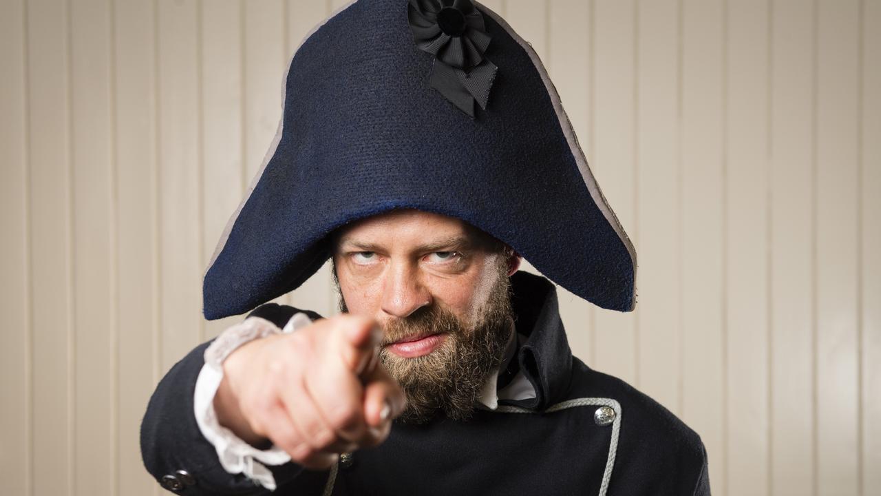 Jon Maskell as Javert as Toowoomba Choral Society presents Les Miserables. Picture: Kevin Farmer