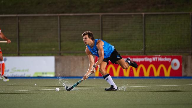 The first Festival of Hockey match between the Territory Stingers and Brisbane Blaze. Picture: Pema Tamang Pakhrin