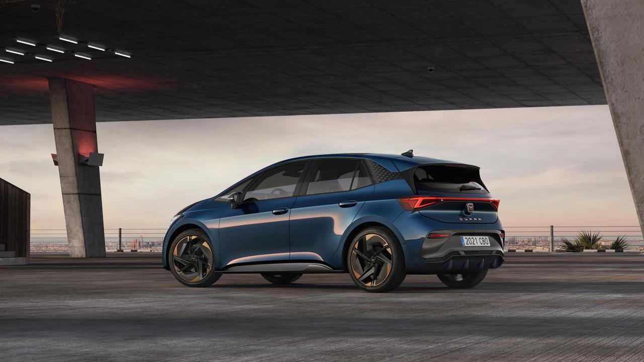 Unlike most electric hatchbacks, the Born is rear-wheel-drive.