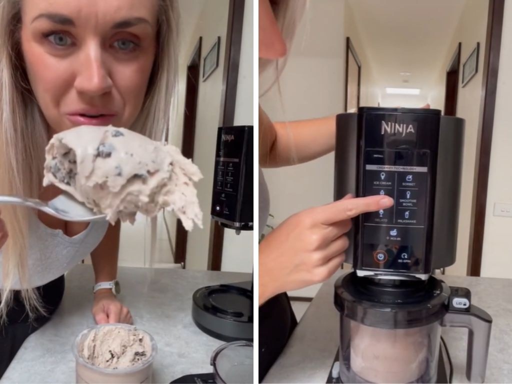 Ninja Creami Ice Cream Maker. Picture: TikTok/@lowcal_sal.