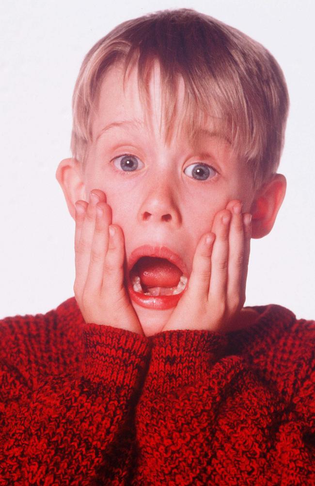 Macaulay Culkin as Kevin McCallister in Home Alone.