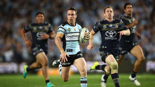 James Maloney of the Sharks in 2016. Picture: Getty Images