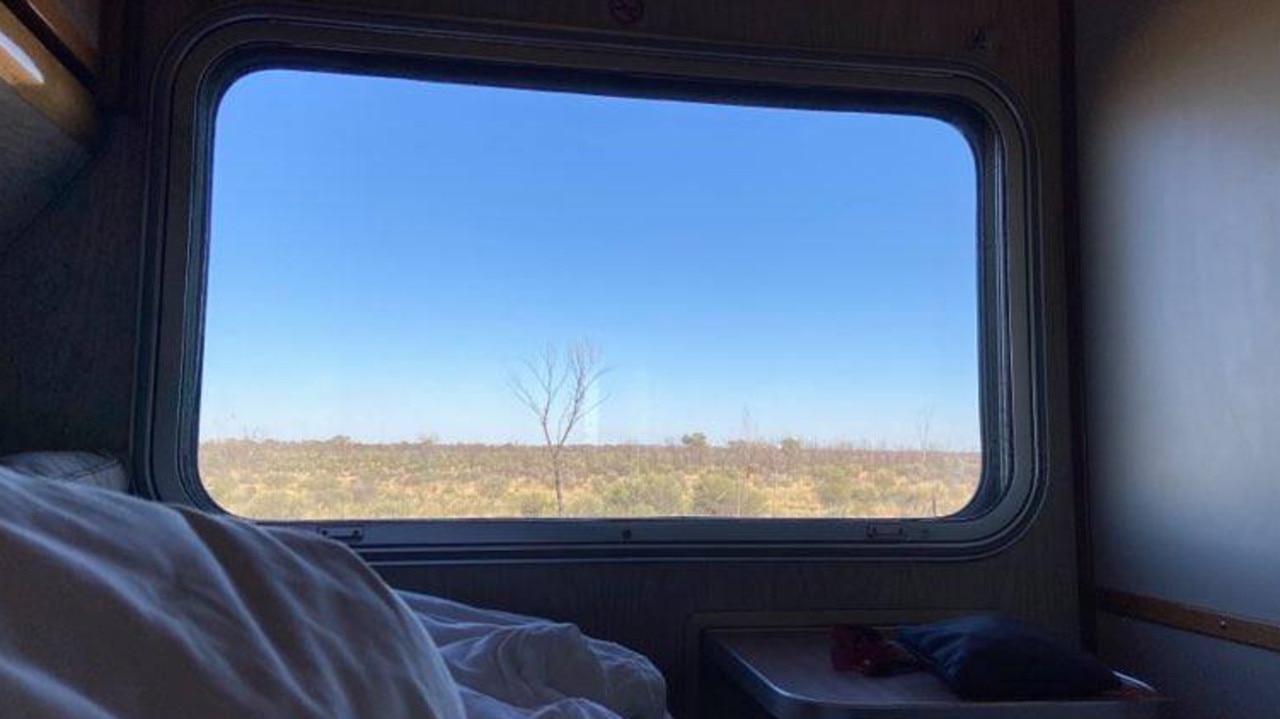 The view from bed is better than the photo, I swear. Picture: Lauren McMah