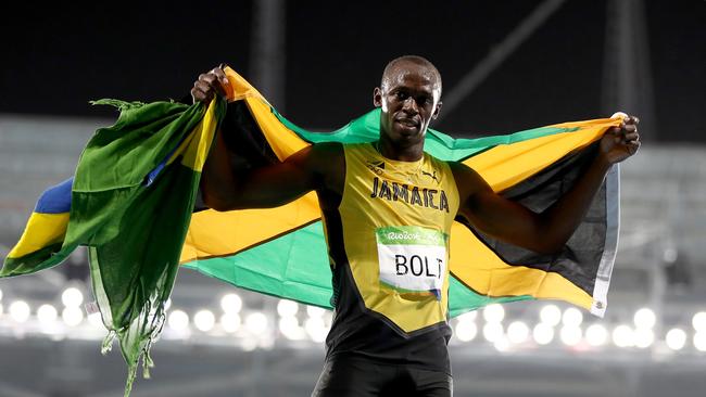 The fastest man alive. Photo: Elsa/Getty Images