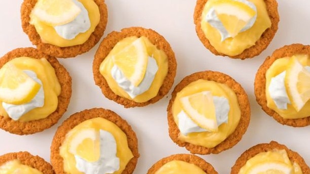 Lemon custard tarts. Picture: Supplied