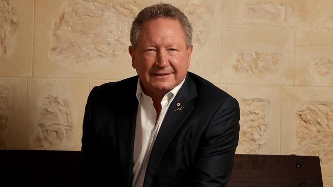 Billionaire Andrew ‘Twiggy’ Forrest is a big rugby fan. Picture: Colin Murty