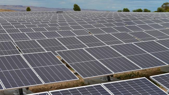 Solar panels are creating a huge amount of renewable energy – and creating a waste disposal nightmare. Picture: Brenton Edwards