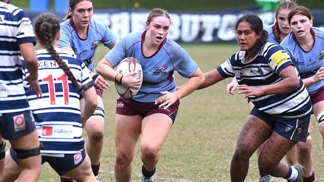 Premier women club rugby between Brothers and Norths Saturday May 25, 2024. Picture, John Gass