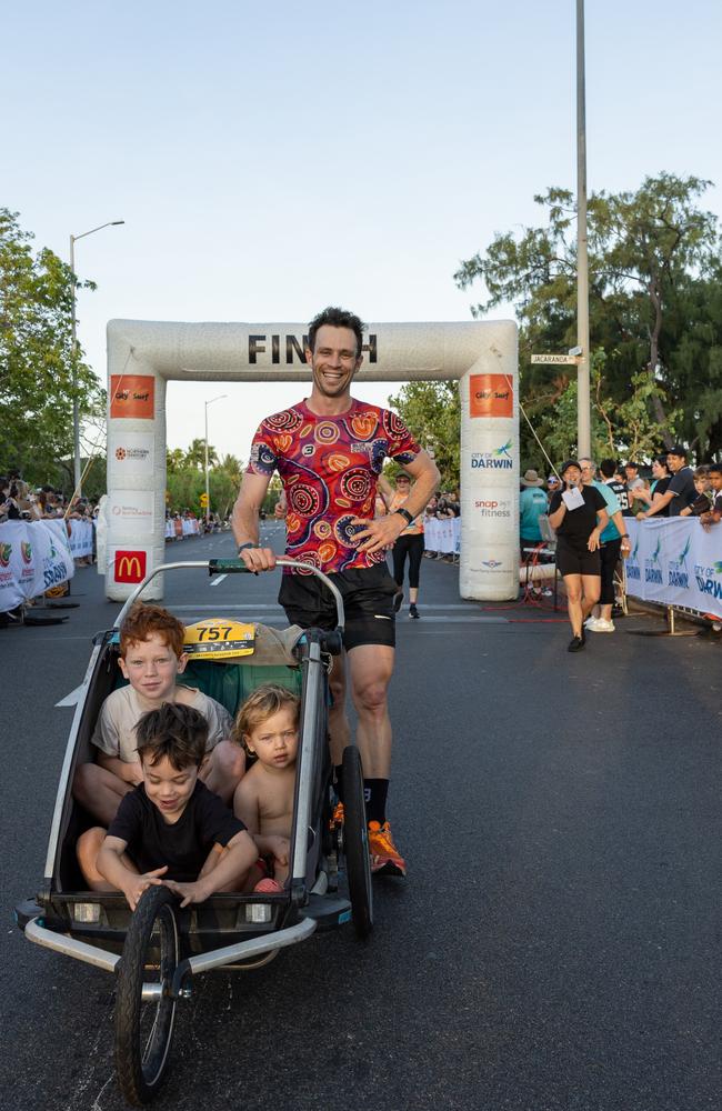 A record breaking number of runners took part in the 2025 edition of the annual NT City2Surf, Sunday, June 1. Picture: Pema Tamang Pakhrin