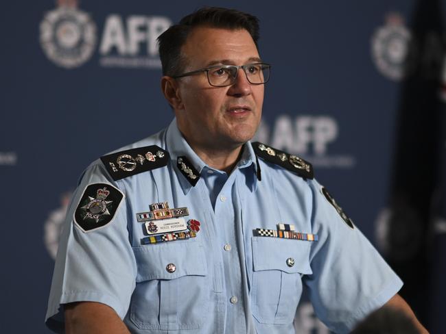 AFP Commissioner Reece Kershaw. Picture: NCA NewsWire / Martin Ollman