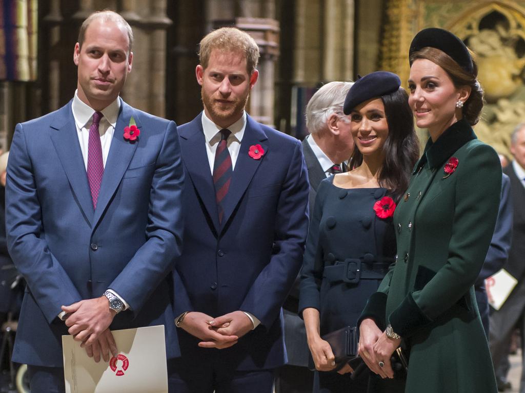 Not the awesome foursome royal fans had hoped for. Picture: Paul Grover- WPA Pool/Getty Images