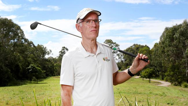 David Orr is fighting to keep his local golf course in North Lakes from being developed as an aged care facility. Pic Tara Croser.