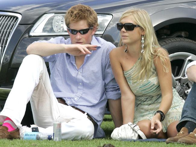 Prince Harry also stated that he feared former girlfriend Chelsy Davy (pictured together in 2006) would be “harassed to death”. Picture: Getty Images