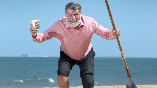 Redcliffe Mayor Allan Sutherland at the announcement of the Foreshore Management plan for Redcliffe. Picture: Chris Higgins