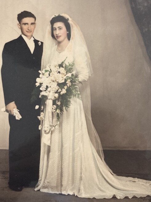 Tom and Georgina Borg married at Mother of Good Counsel Catholic Church, Innisfail on New years Day 1948. Picture: Supplied