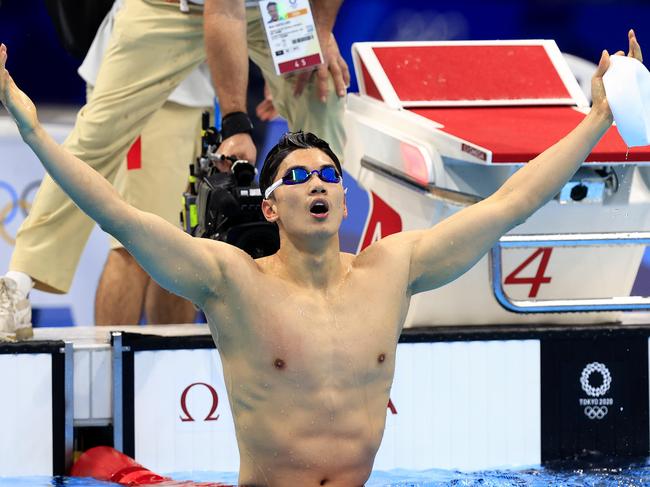 China's Shun Wang won gold at Tokyo. Picture: Adam Head