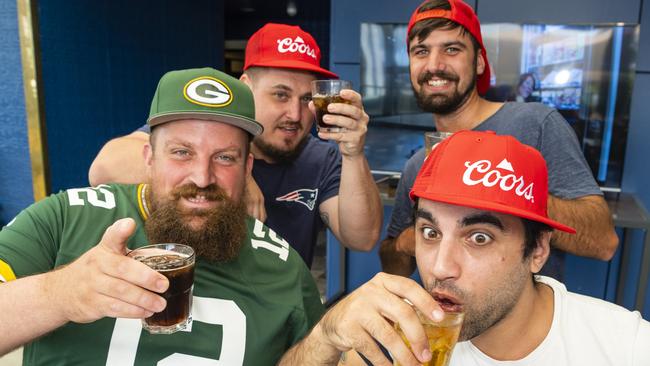 Photos: NFL fans pack Toowoomba venues for Super Bowl parties