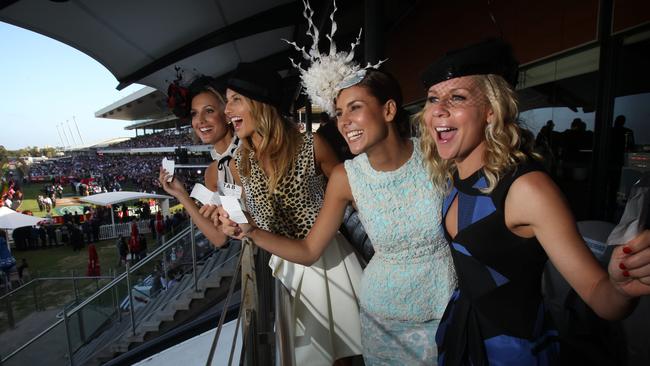 Laura Dundovic, Lauryn Eagle, Lauren Phillips and Gigi Edgley at the inaugural Golden Eagle in 2019.