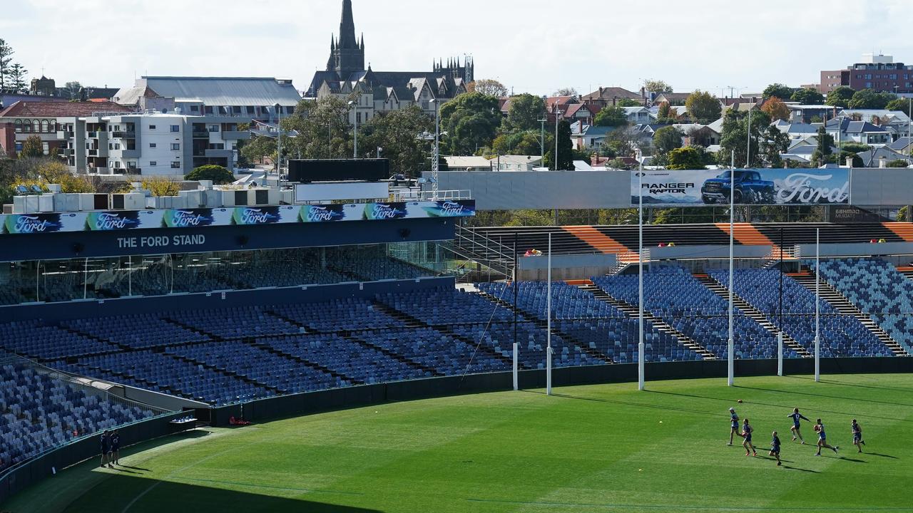 GMHBA Stadium redevelopment Stage five likely to be delayed until after T20 World Cup Geelong