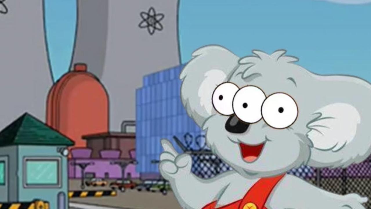 Labor MP Andrew Leigh has posted a meme of a three-eyed Blinky Bill suggesting the Coalition’s nuclear plan is environmentally dangerous. Picture: Instagram