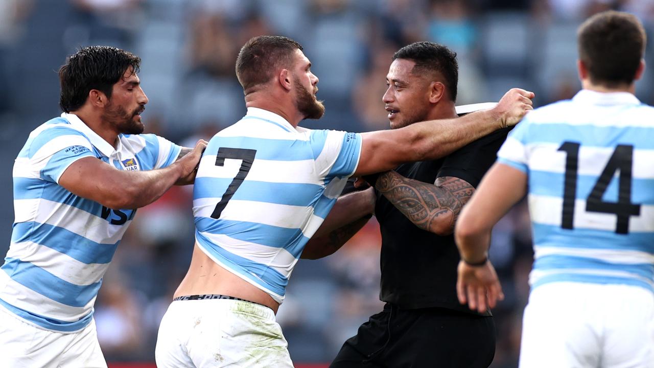 Argentina didn’t take a backwards step at Bankwest Stadium. Picture: Cameron Spencer/Getty