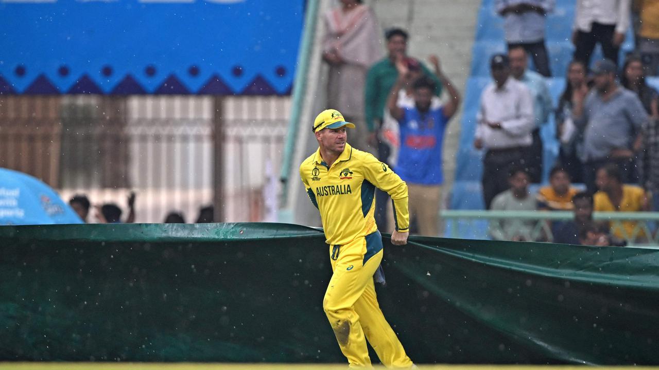 Australia's David Warner. Photo by Arun SANKAR / AFP