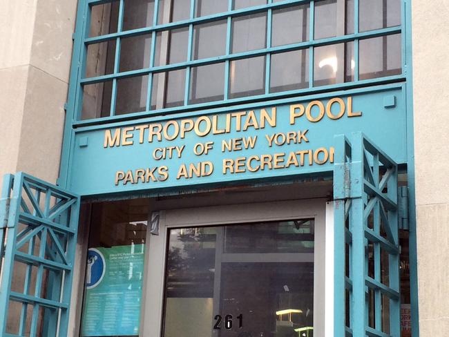 The Metropolitan Pool in Williamsburg, Brooklyn that maintains female-only hours. Picture: Rachelle Blidner