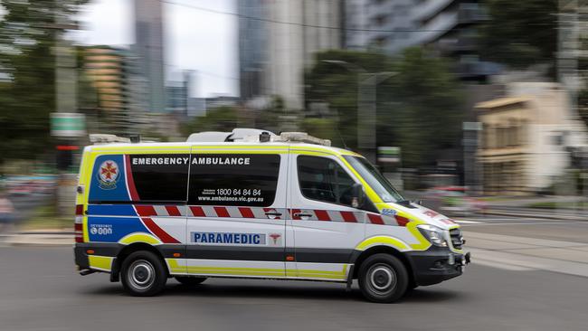 Ambulances have rushed to the scene of a crash in Ballan. Photo: David Geraghty