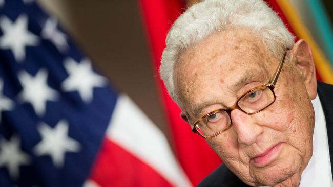 Former US Secretary of State Henry Kissinger. Picture: AFP