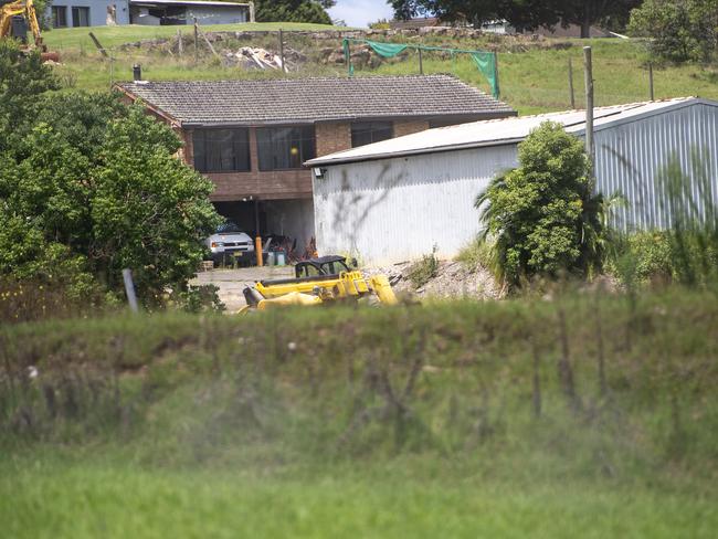 The property at Dural in Sydney’s North West where the caravan containing explosives was relocated to before the discovery. Photo: Jeremy Piper