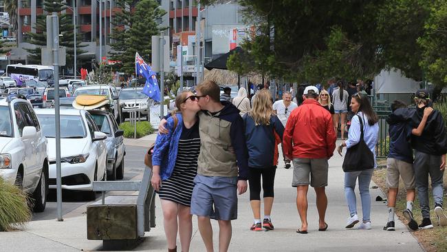 Lorne’s streets have been quiet compared to usual. Picture: Peter Ristevski