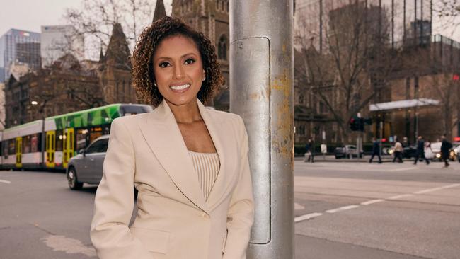 Channel 7 Melbourne newsreader Karina Carvalho.